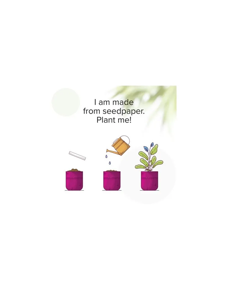 Seed Paper Lanyard 2 cm tour de cou