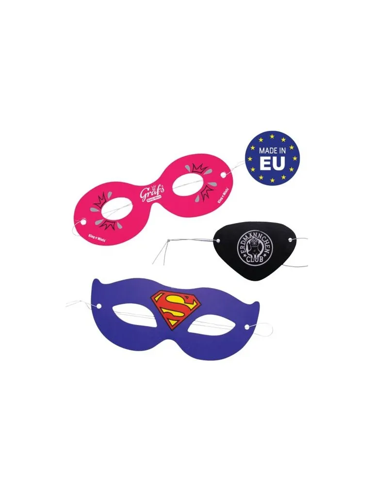 Loup en carton - Masque yeux