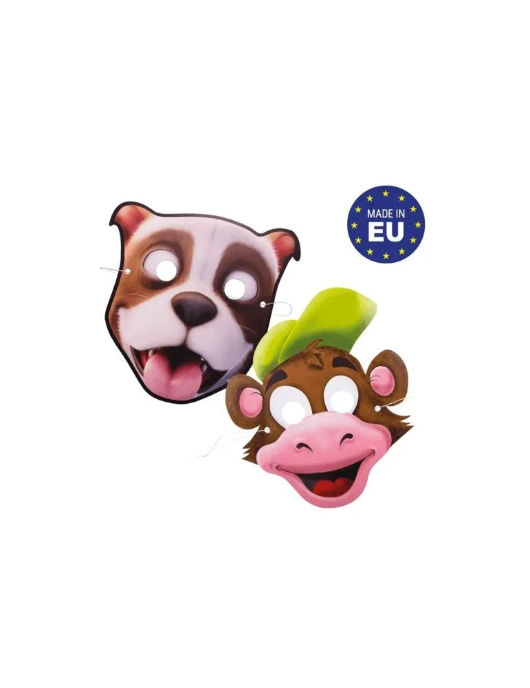 Grand masque en carton