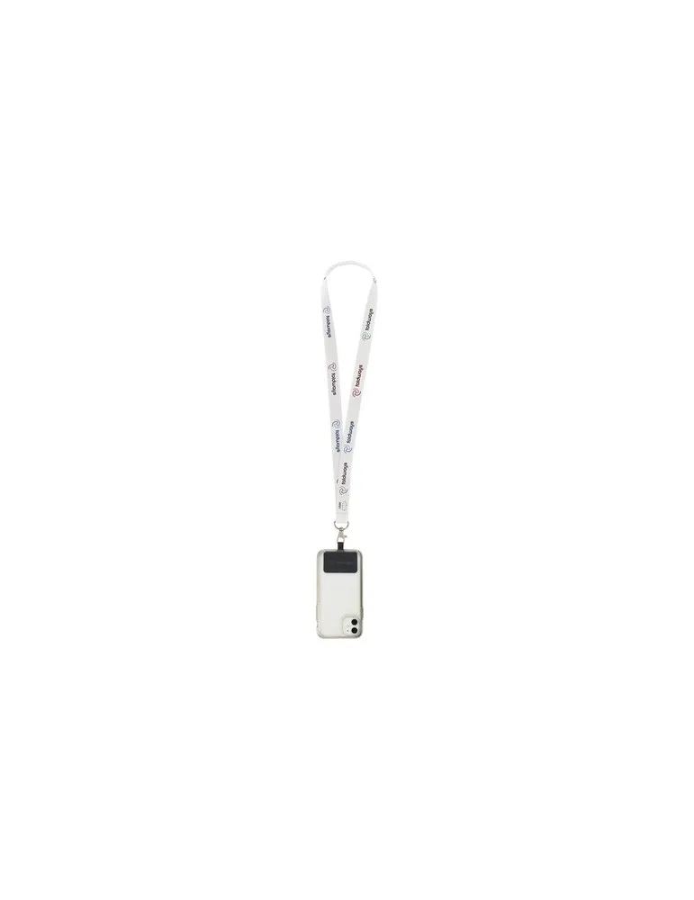 Lanyard Sublimation RPET 2 cm avec Patch