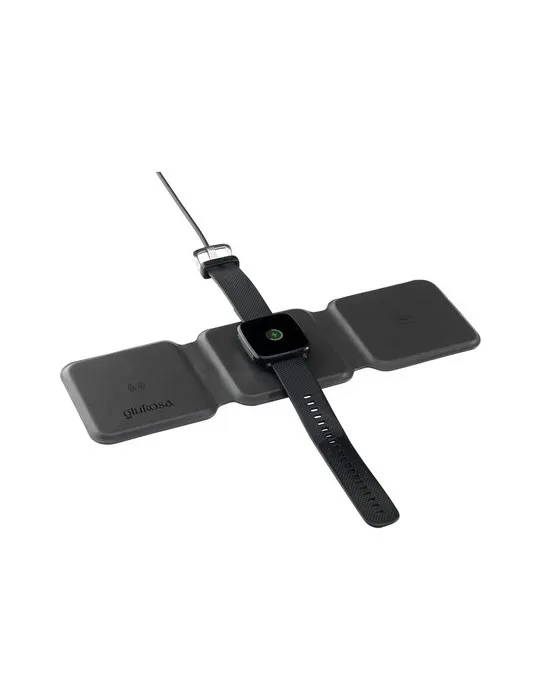 TriCharge Recycled PU Wireless Charger chargeur cadeau entreprise pas cher