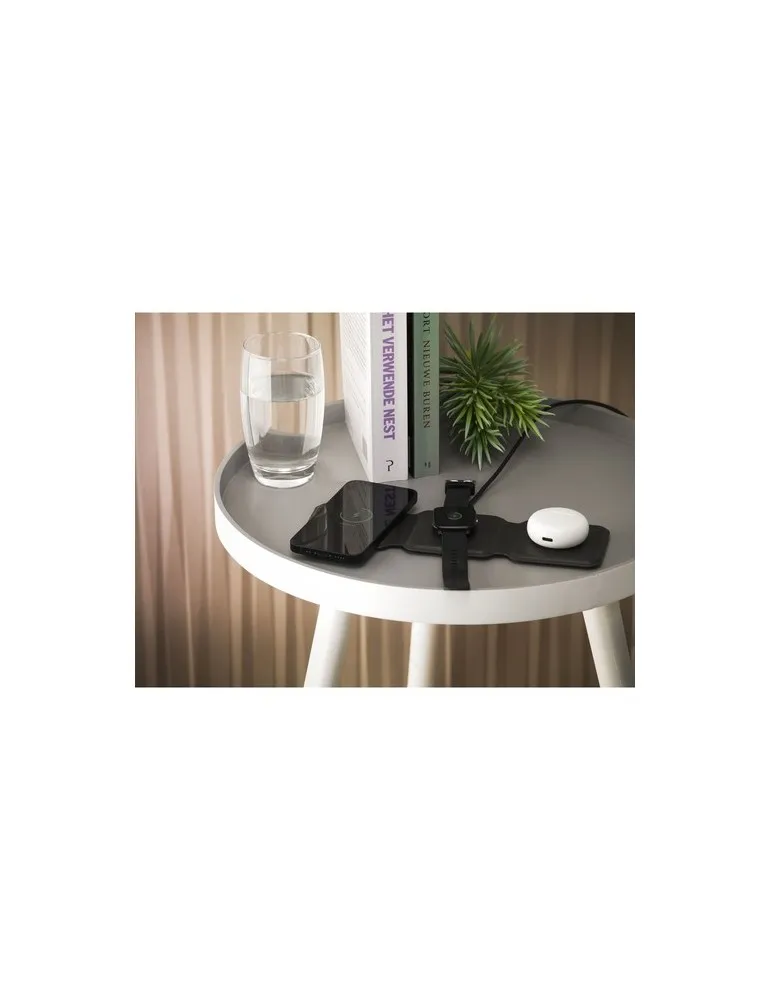 TriCharge Recycled PU Wireless Charger chargeur accessoire événementiel unique