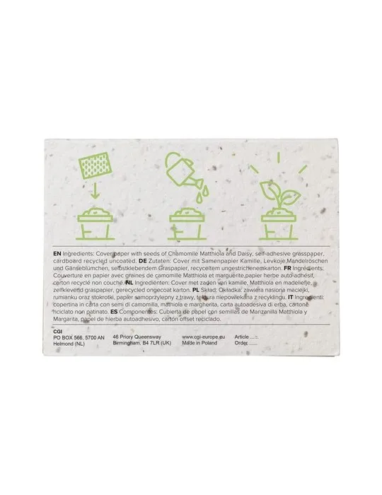 Memo Growing Paper Sticky Notes bloc-note