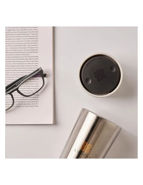 Circular&Co Recycled Stainless Steel Coffee Cup 340 ml objet promo petit budget