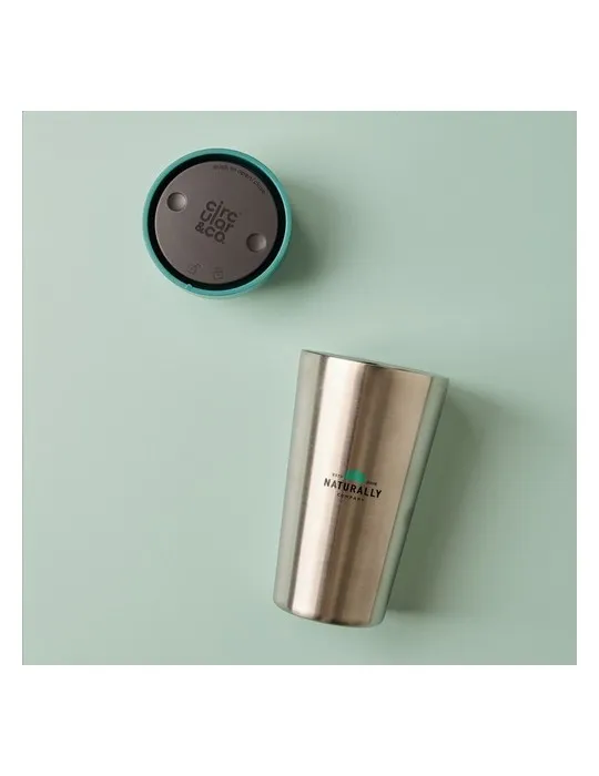 Circular&Co Recycled Stainless Steel Coffee Cup 340 ml personnalisation sur mesure