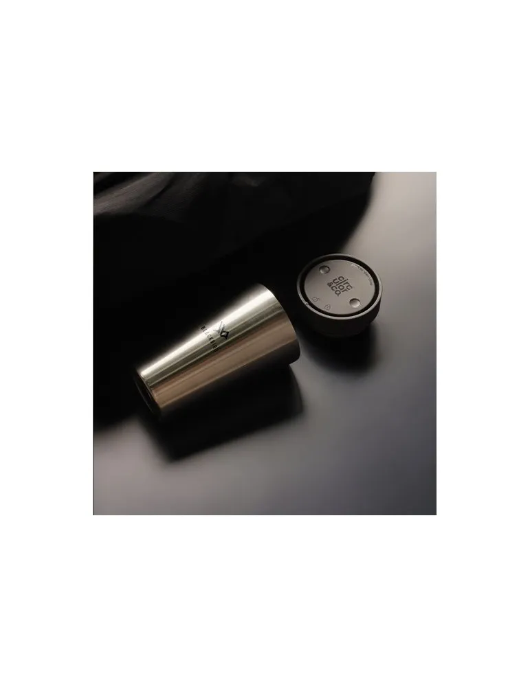 Circular&Co Recycled Stainless Steel Coffee Cup 340 ml marquage couleur éclatante