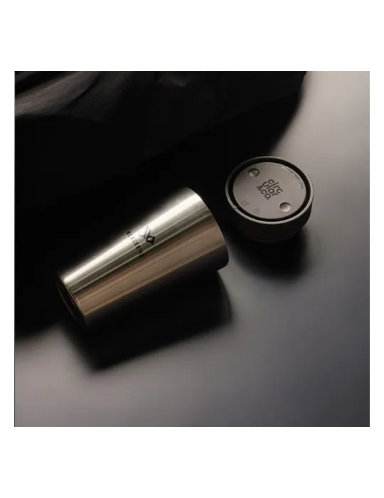 Circular&Co Recycled Stainless Steel Coffee Cup 340 ml marquage couleur éclatante