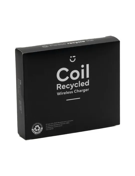 Coil RCS Recycled Wireless Chargerchargeur sans fil cadeau entreprise pas cher