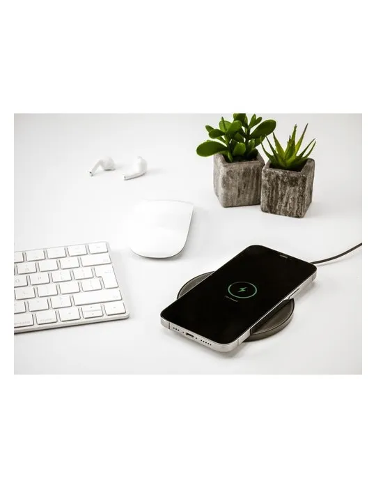 Coil RCS Recycled Wireless Chargerchargeur sans fil objet promotionnel éco-responsable