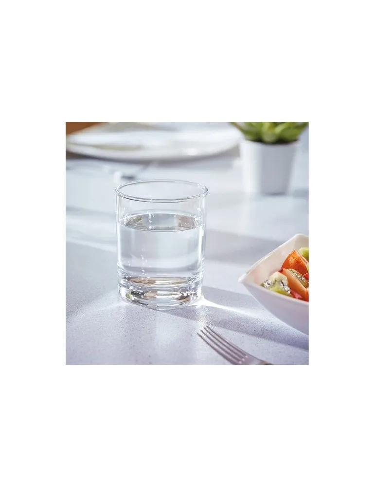 Verre à eau droit personnalisable avec votre logo