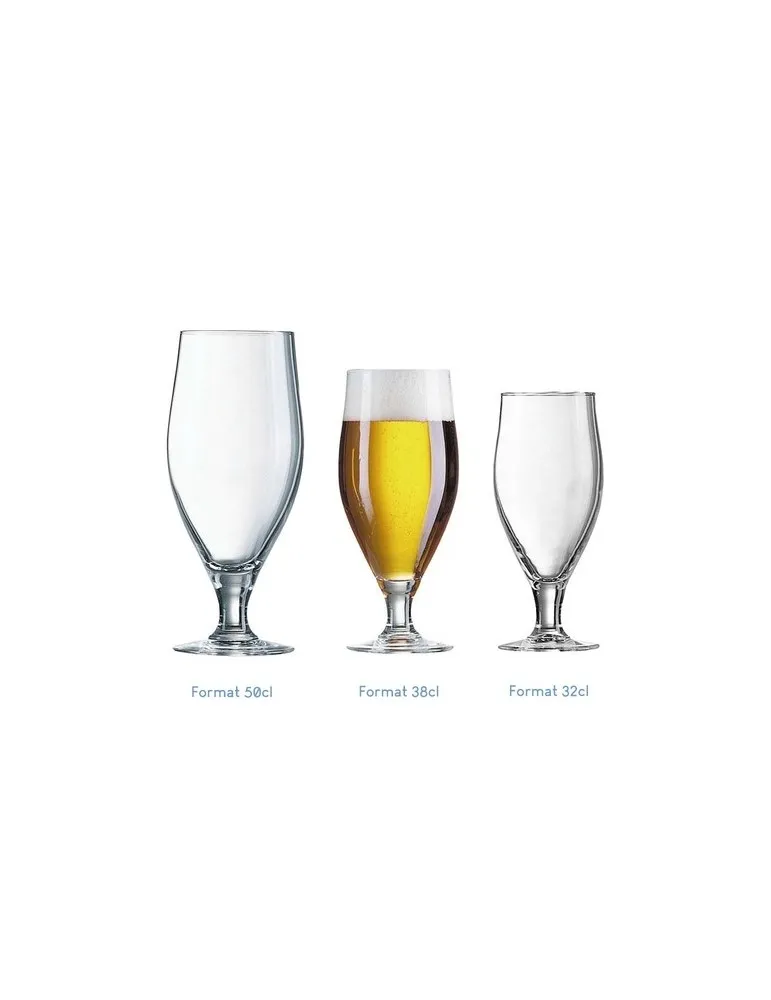Verre à bière à pied personnalisable avec votre logo