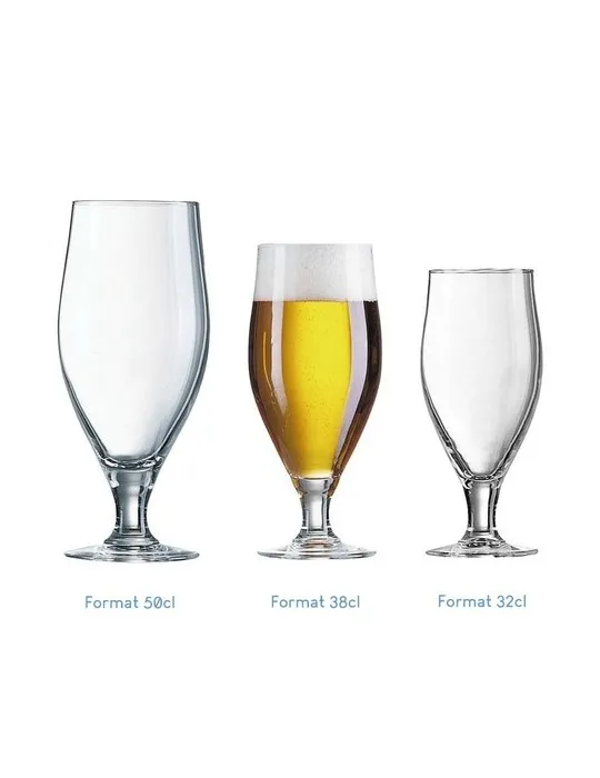 Verre à bière à pied personnalisable avec votre logo