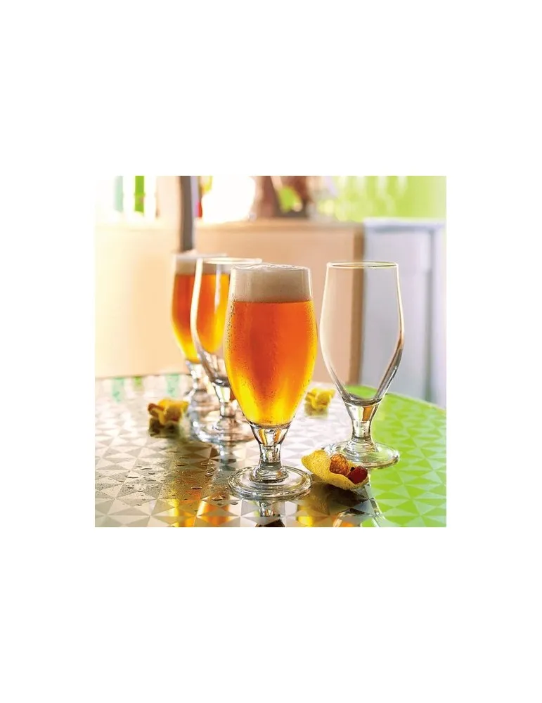 Verre à bière à pied cadeau entreprise pas cher