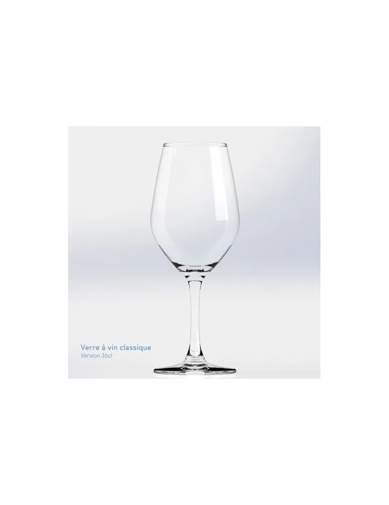 Verre à vin classique personnalisable avec votre logo