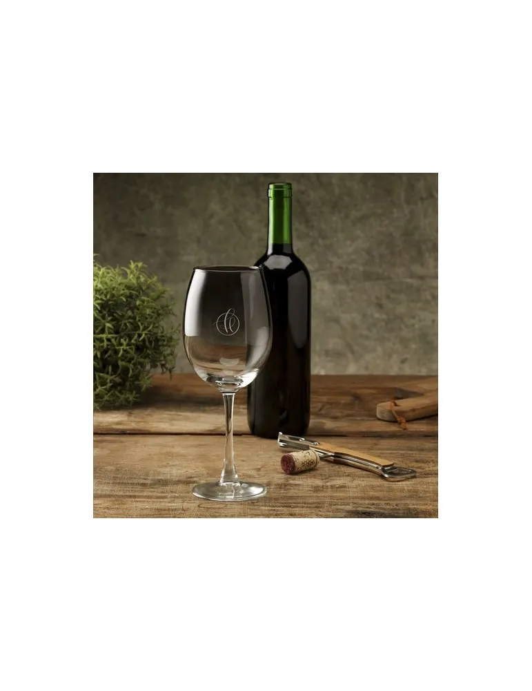 Smokey Verre à vin 465 ml cadeau entreprise pas cher