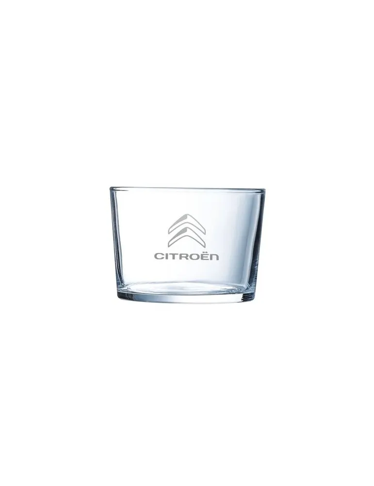 Verre à eau - Forme basse personnalisable avec votre logo