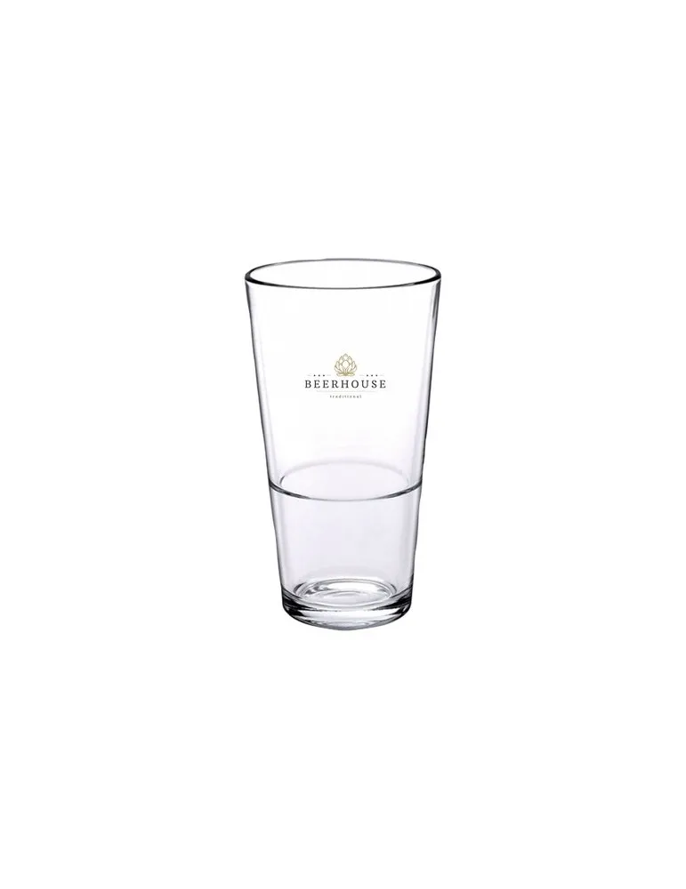 Verre à bière Empilable 340 ml personnalisable avec votre logo
