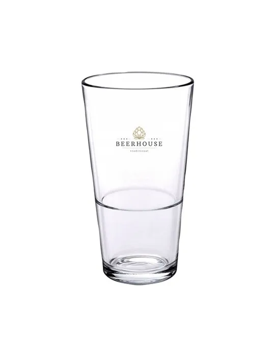 Verre à bière Empilable 340 ml personnalisable avec votre logo