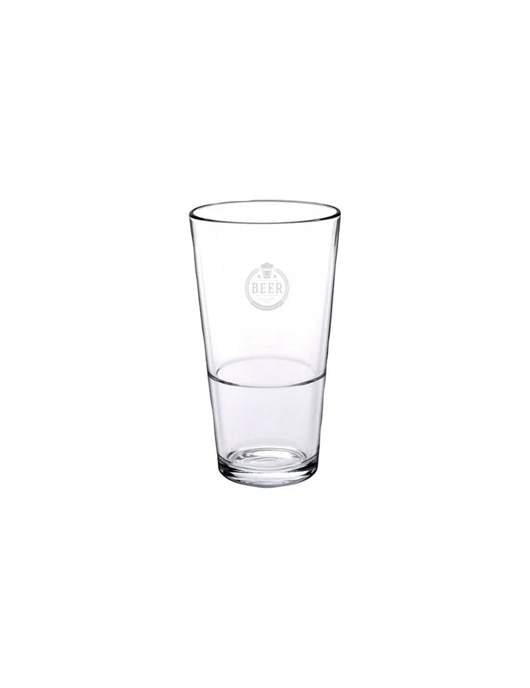 Verre à bière Empilable 340 ml cadeau entreprise pas cher