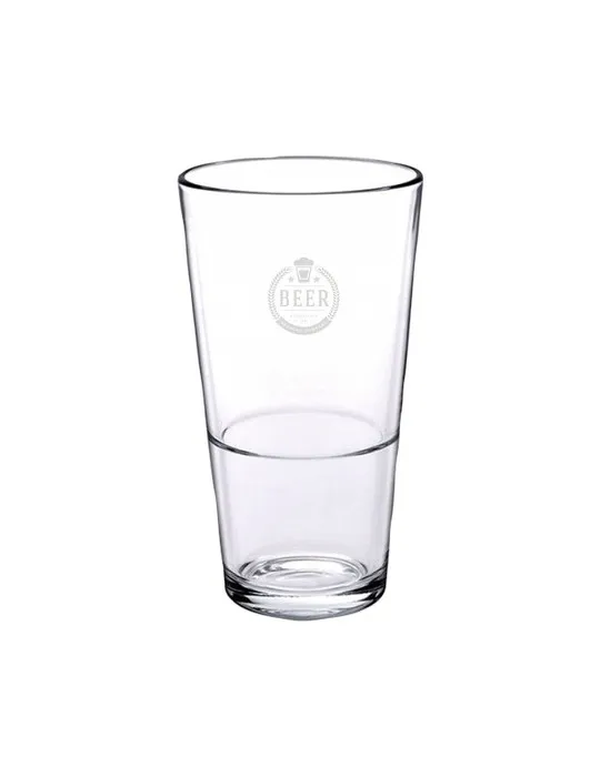 Verre à bière Empilable 340 ml cadeau entreprise pas cher