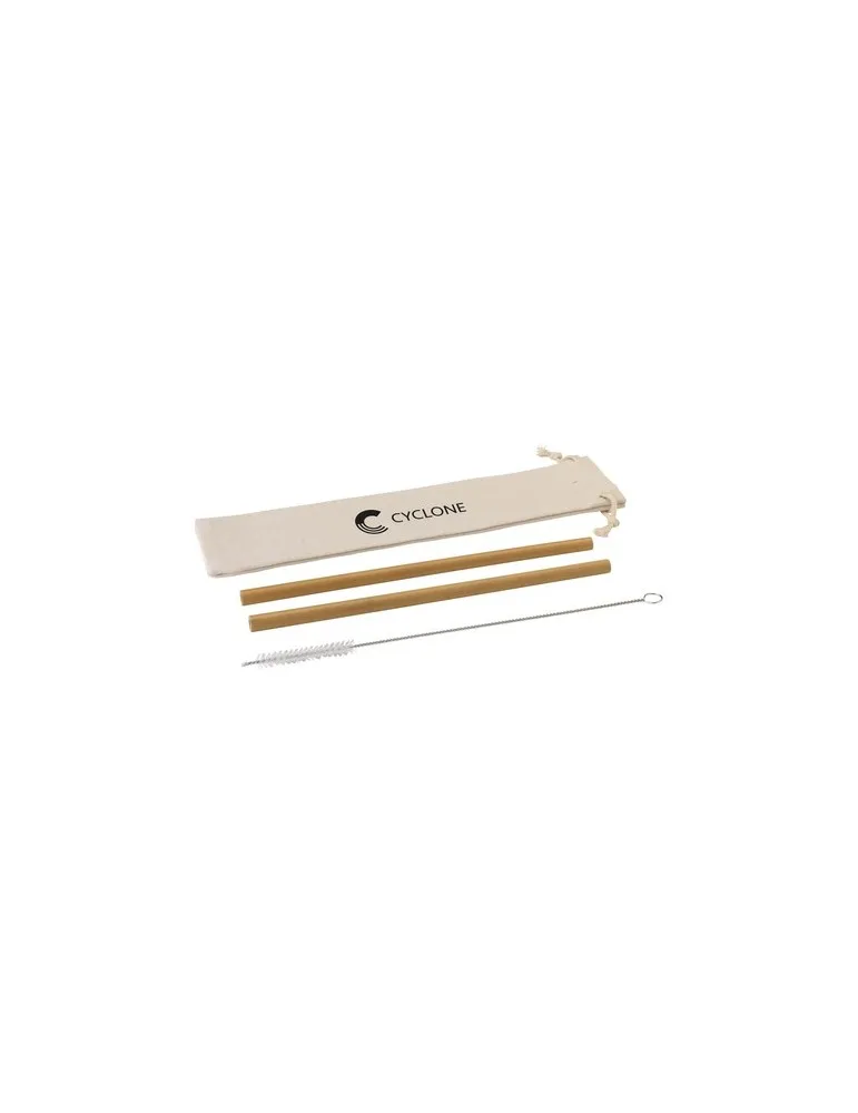 ECO Bamboe Straw Set  pailles en bambou