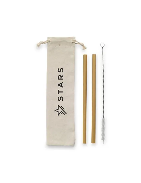 ECO Bamboe Straw Set  pailles en bambou
