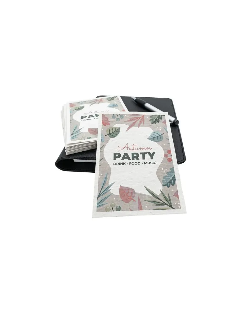 Leaflet A6 Flower Seed Paper 200 gr