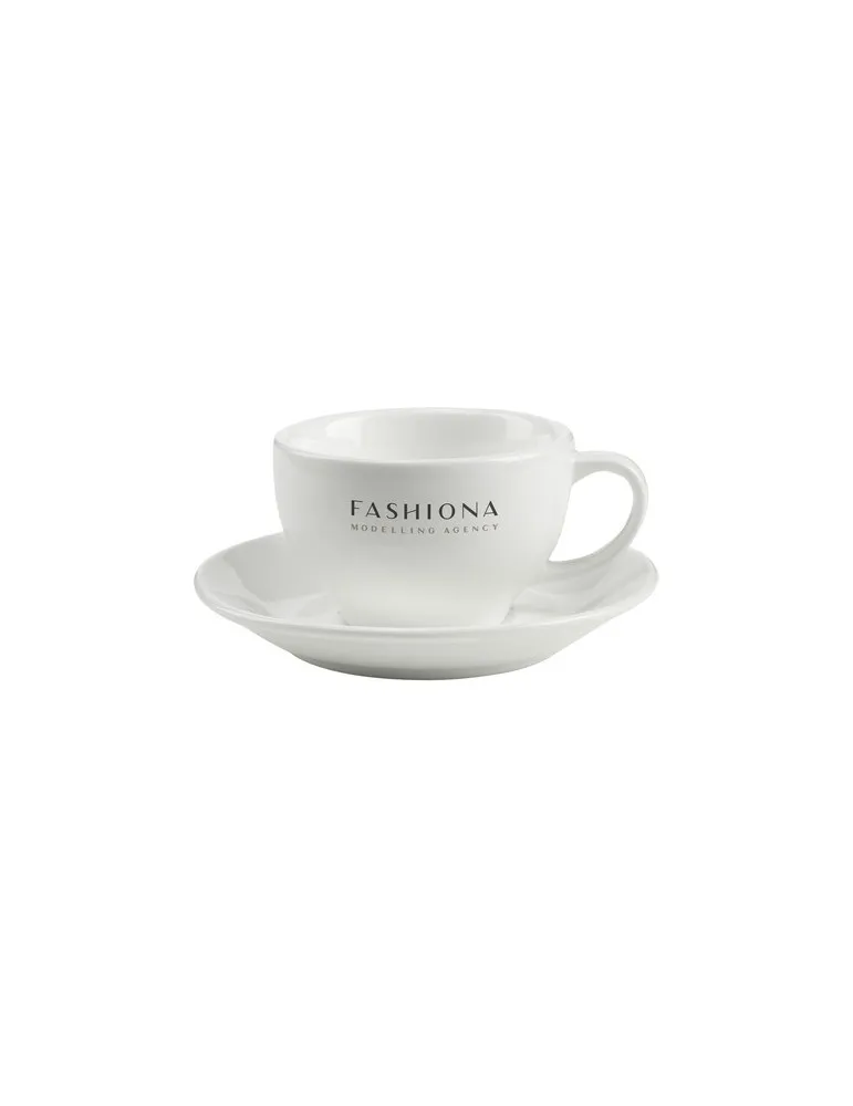 Sienna 210 ml tasse et sous-tasse personnalisable avec votre logo
