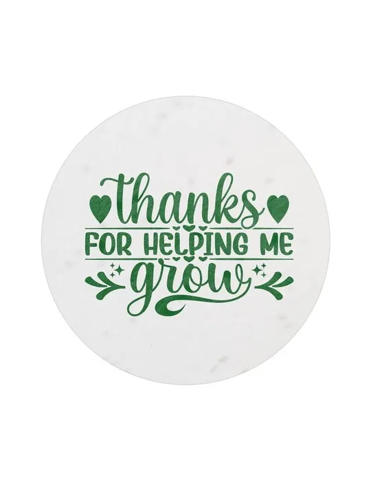 Round Coaster Flower Seed Paper 200 gr