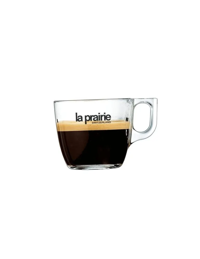Tasse à cappuccino en verre 22cl personnalisable avec votre logo