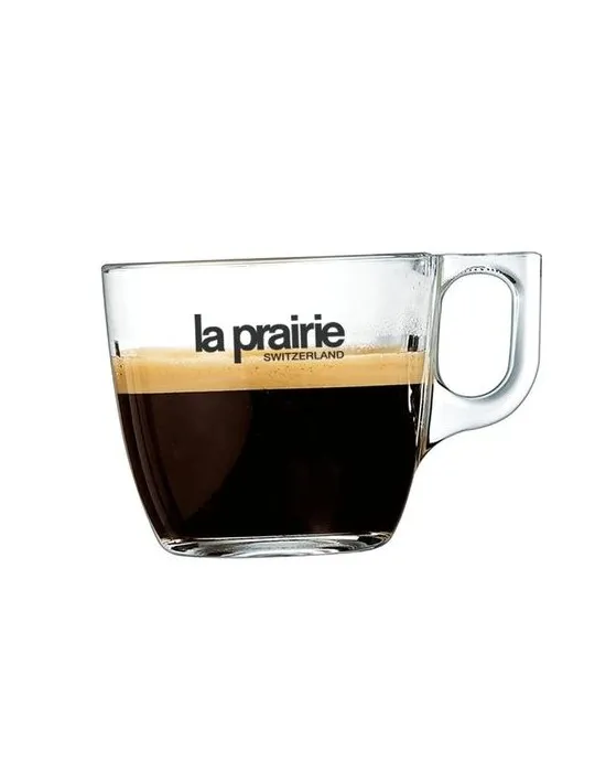 Tasse à cappuccino en verre 22cl personnalisable avec votre logo