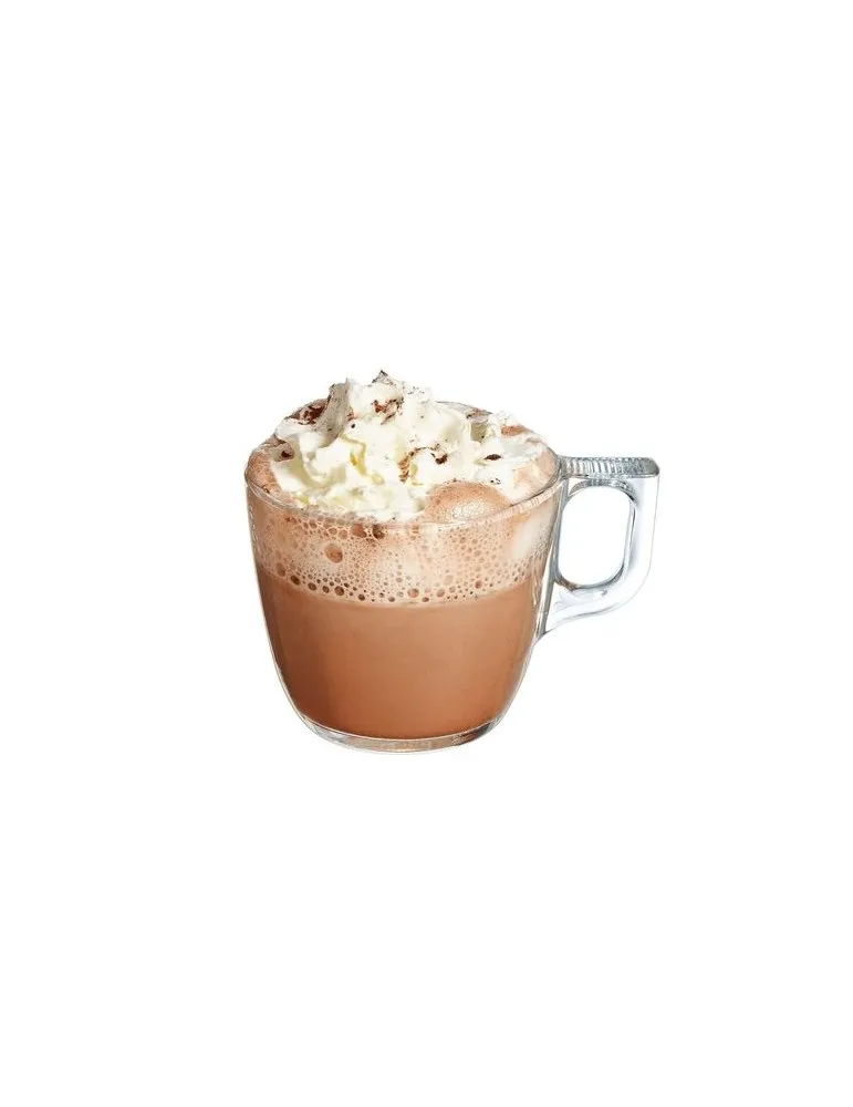 Tasse à cappuccino en verre 22cl cadeau entreprise pas cher