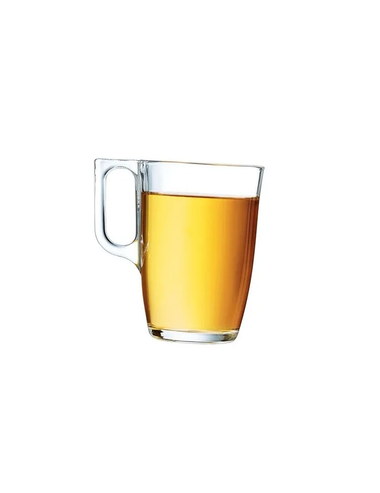 Mug en verre 32cl personnalisable avec votre logo