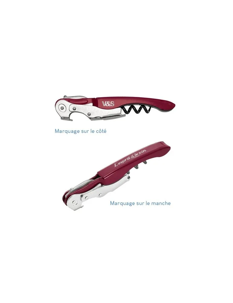 Sommelier métal personnalisation sur mesure