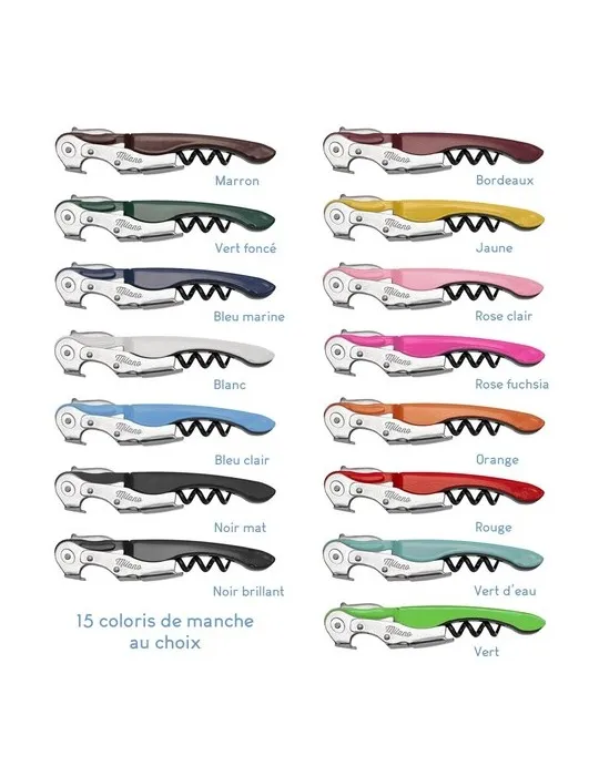 Sommelier métal goodies publicitaire durable