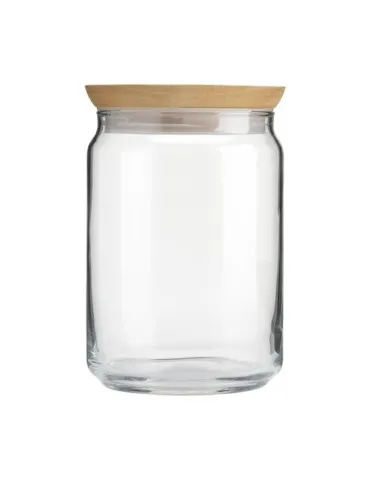 Wood Jar Pot de Rangement