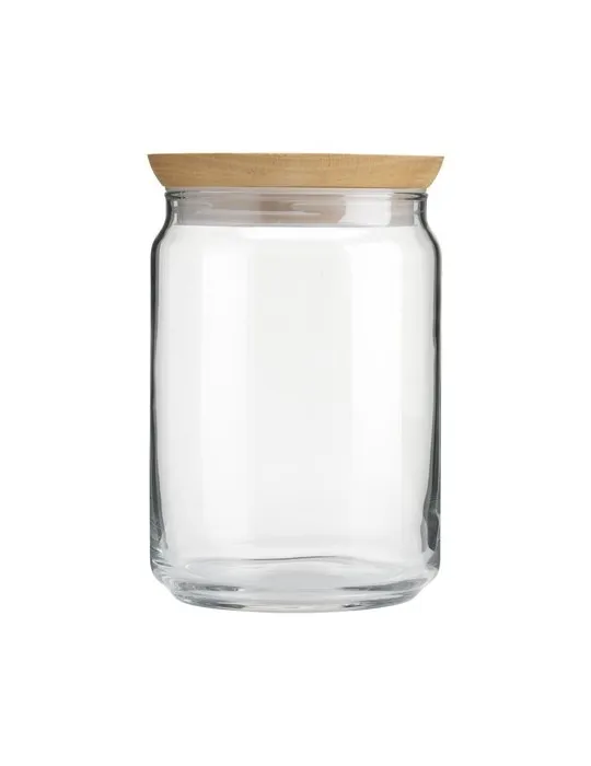 Wood Jar Pot de Rangement