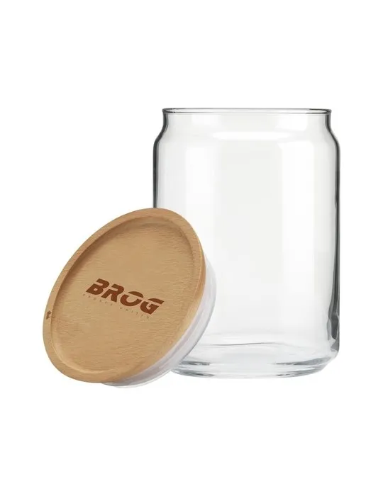 Wood Jar Pot de Rangement