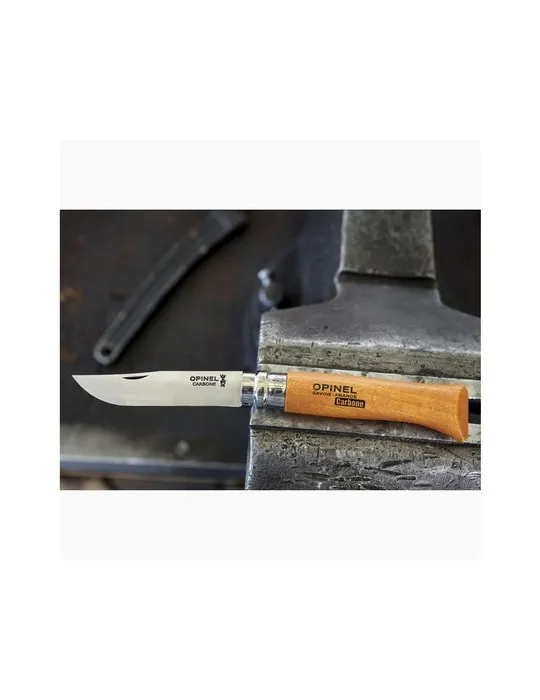 Opinel No 08 Carbon couteau de poche cadeau entreprise pas cher
