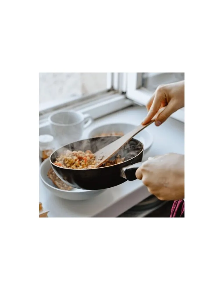 Spatule en bois plate personnalisable avec votre logo