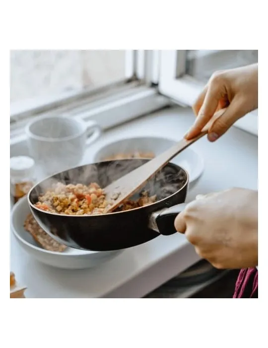 Spatule en bois plate personnalisable avec votre logo
