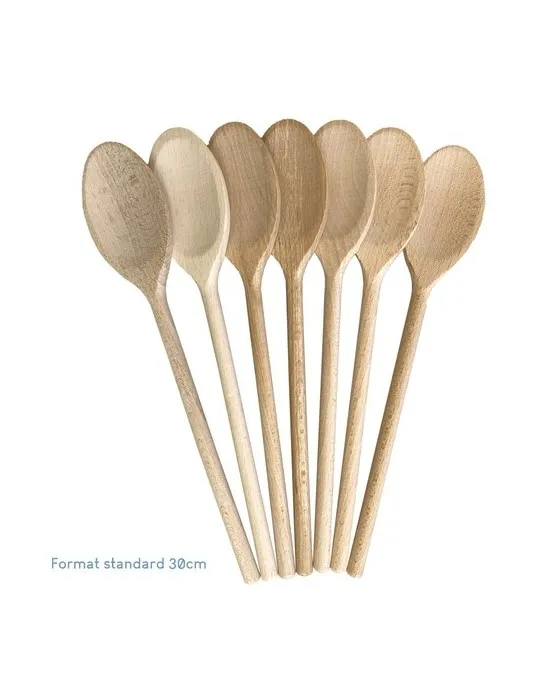 Cuillère en bois ovale cadeau entreprise pas cher