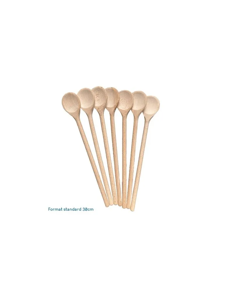 Cuillère en bois ronde cadeau entreprise pas cher