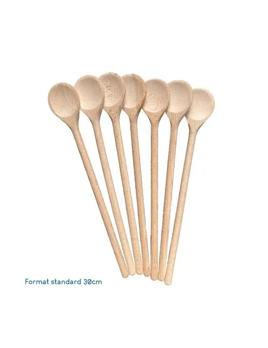 Cuillère en bois ronde cadeau entreprise pas cher