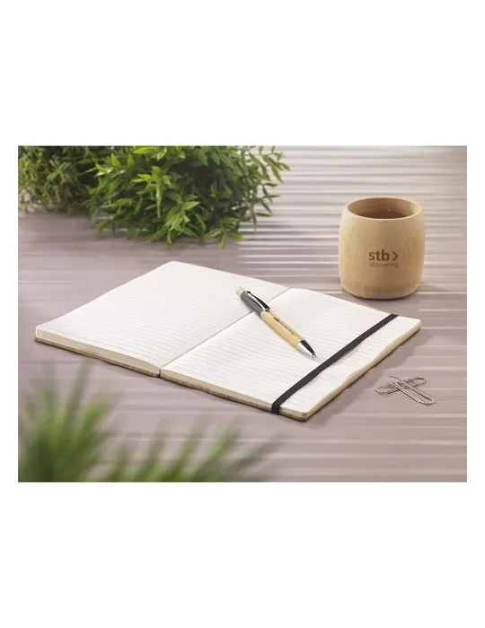 Bamboo Journal Naked Spine Notebook A5 carnet de notes impression haute définition
