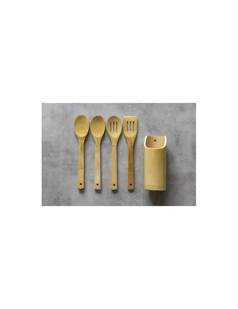 Bamboo Cooking Set ens. de cuisine personnalisable avec votre logo