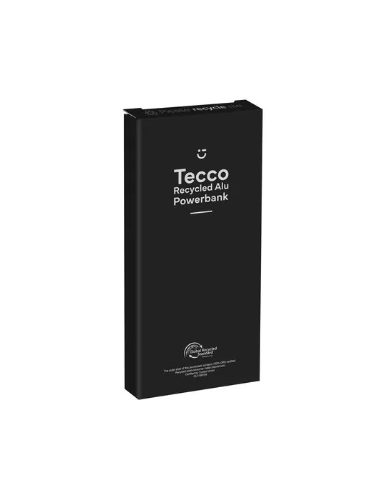 Tecco GRS Recycled Alu Powerbank 5000 chargeur externe goodies entreprise design