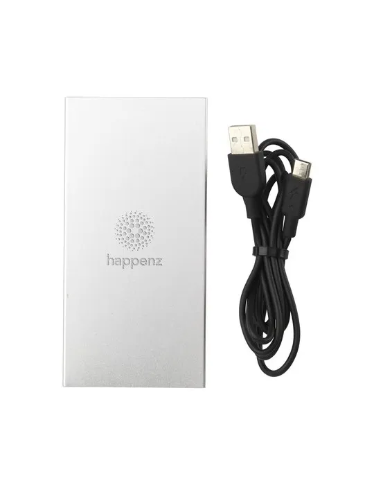 Tecco GRS Recycled Alu Powerbank 5000 chargeur externe goodies personnalisé en stock