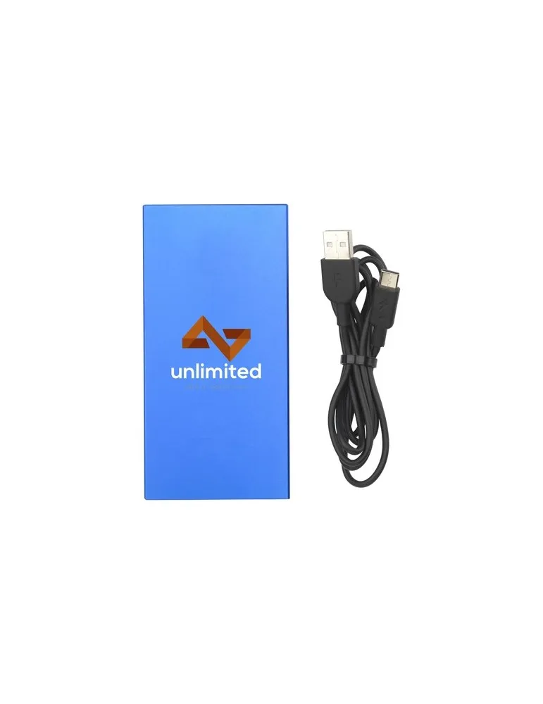 Tecco GRS Recycled Alu Powerbank 5000 chargeur externe marquage couleur éclatante