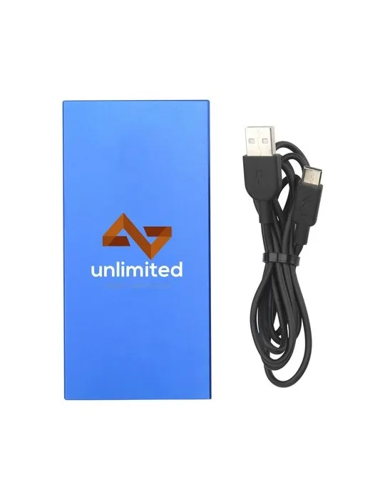 Tecco GRS Recycled Alu Powerbank 5000 chargeur externe marquage couleur éclatante